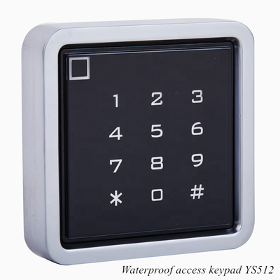 자동문 키패드 전자적 엔트리 두르워터프로어브 금속 용기 RFID 125 khz는 사용자 2000명 제어 키패드 독립형에 접근합니다